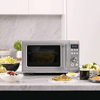 Four micro-ondes compact fermeture douce Wave 0,9 pi³ de Breville (BMO650SIL1BCA1)-Argenté