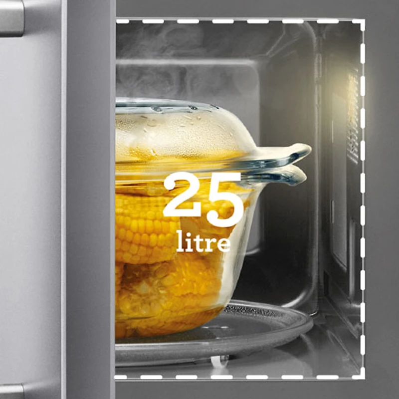 Four micro-ondes compact fermeture douce Wave 0,9 pi³ de Breville (BMO650SIL1BCA1)-Argenté