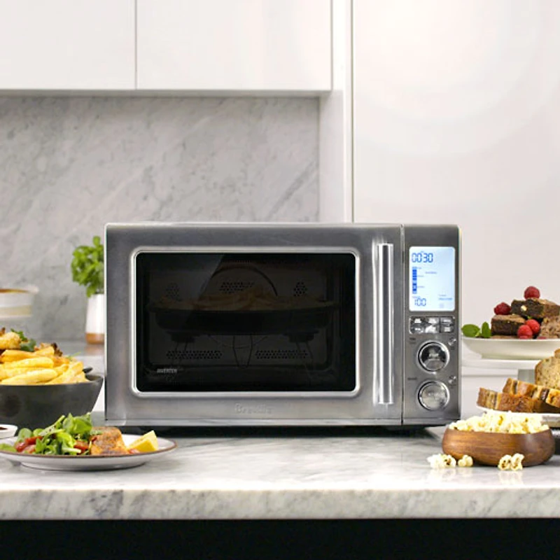 Breville Combi Wave 3-in-1 Convection Microwave w/ Air Fryer - 1.1 Cu. Ft - Stainless