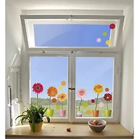 Home Decor Line Gerberas Flowers Window Decals