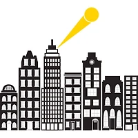 WallPops City Of Heroes Wall Art Kit - Black