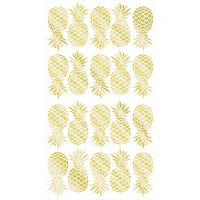 WallPops Pineapple Wall Art - Set Of 2 - Metallic