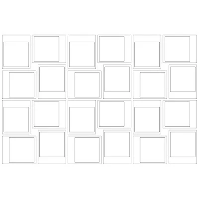 WallPops Snapshot Frames Wall Art Kit - White