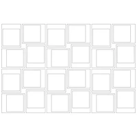 WallPops Snapshot Frames Wall Art Kit - White