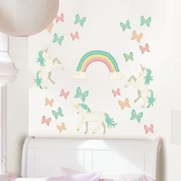 WallPops Enchanting Unicorns Glow in the Dark Wall Art Kit