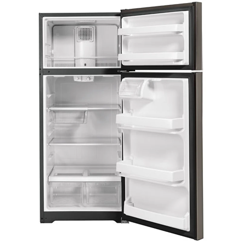 GE 28" 17.5 Cu. Ft. Top Freezer Refrigerator (GTE18GMNRES) - Slate