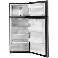 GE 28" 17.5 Cu. Ft. Top Freezer Refrigerator (GTE18GMNRES) - Slate