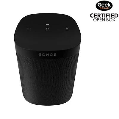 Haut-parleur sans fil multipièce One SL de Sonos - Unité - Noir - Boîte ouverte