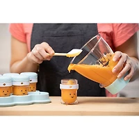 Mélangeur de 0,9 L de 200 W Baby Food Prep System de NutriBullet - Blanc mat/Bleu