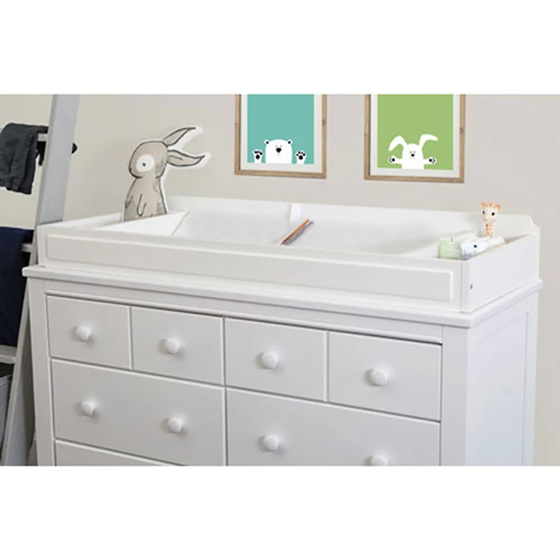 Coussin à langer profilé haut de gamme de Graco - Blanc