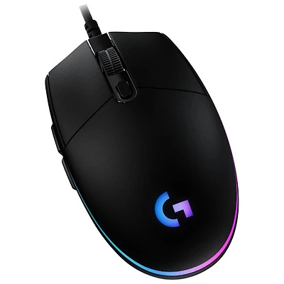 Logitech G203 LIGHTSYNC 8000 DPI Optical Gaming Mouse - Black