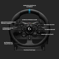 Logitech G923 TrueForce Racing Wheel for PlayStation 5/PC - Black