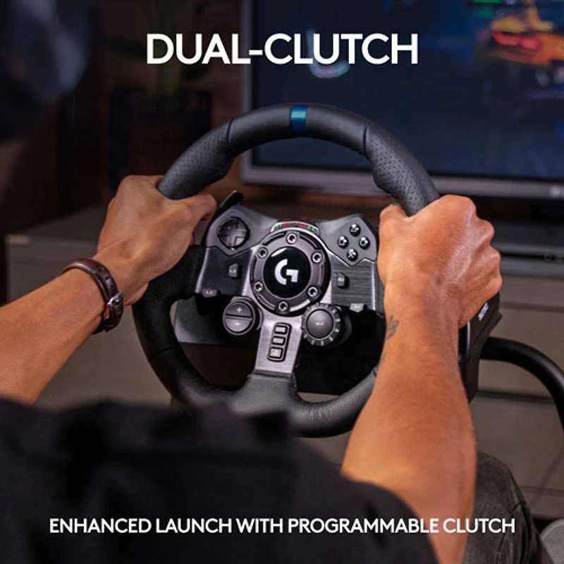 Logitech G923 TrueForce Racing Wheel for PlayStation 5/PC - Black