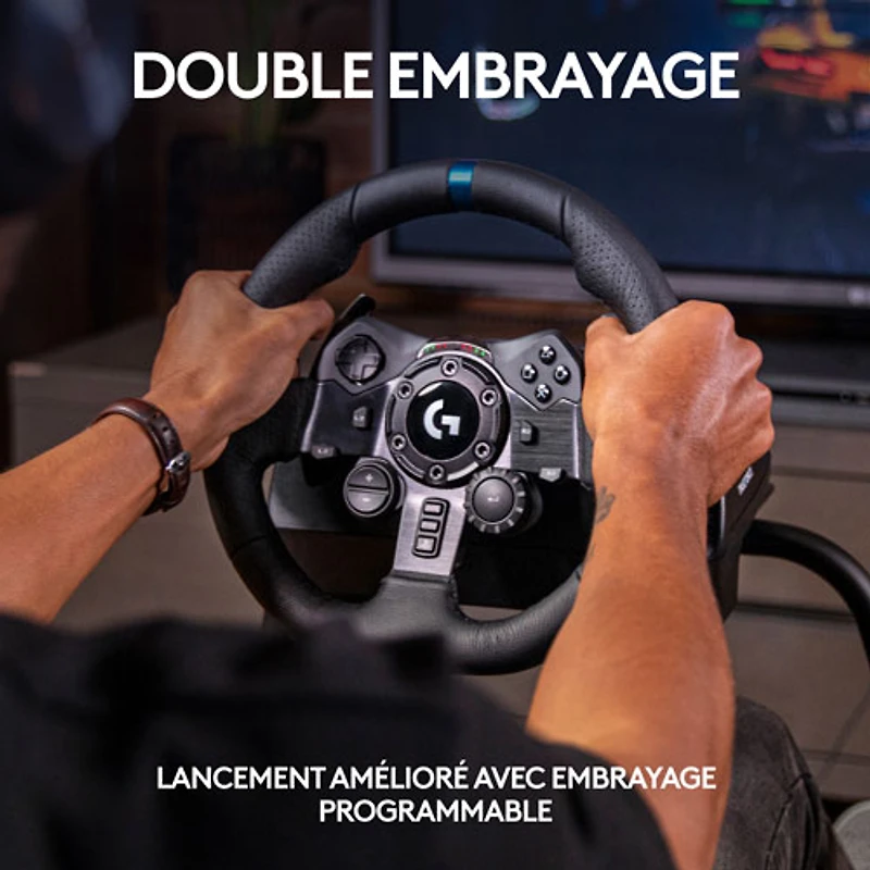 Logitech G923 TrueForce Racing Wheel for PlayStation 5/PC - Black
