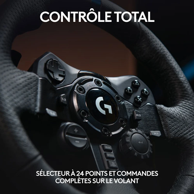 Logitech G923 TrueForce Racing Wheel for PlayStation 5/PC - Black