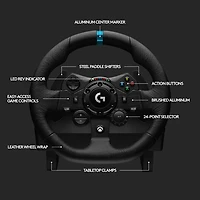 Logitech G923 TrueForce Racing Wheel for Xbox Series X|S and Xbox One - Black