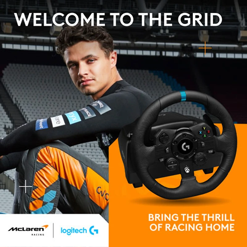 Logitech G923 TrueForce Racing Wheel for Xbox Series X|S and Xbox One - Black