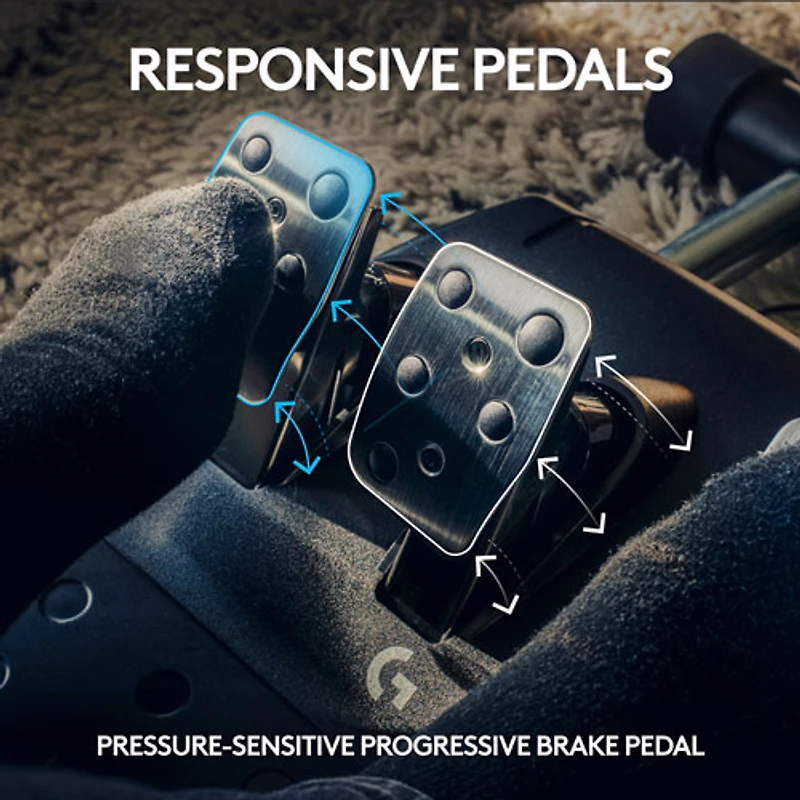 Logitech G923 TrueForce Racing Wheel for Xbox Series X|S and Xbox One - Black