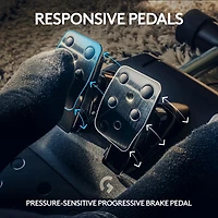 Logitech G923 TrueForce Racing Wheel for Xbox Series X|S and Xbox One - Black