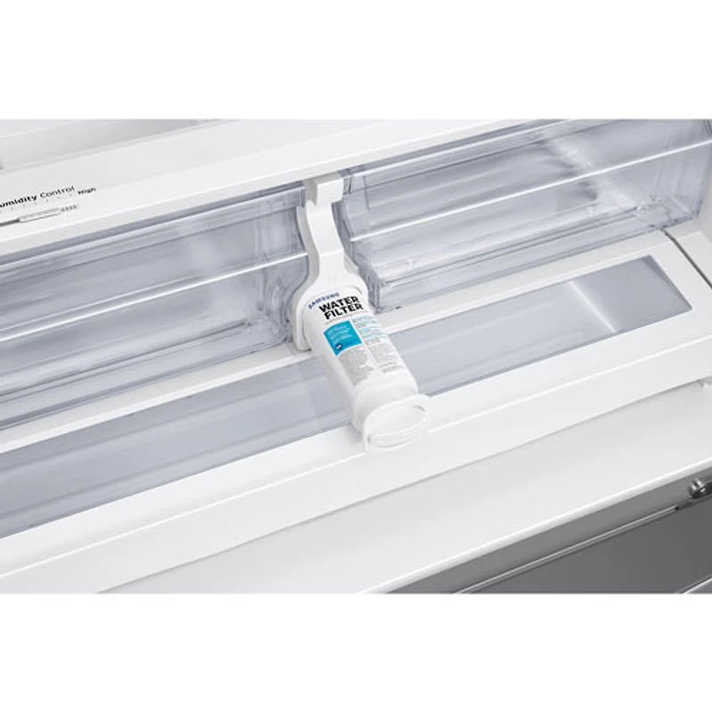 Réfrigérateur à deux portes 26,5 pi³ 36 po Family Hub de Samsung (RF27T5501SR/AC) - Acier inoxydable