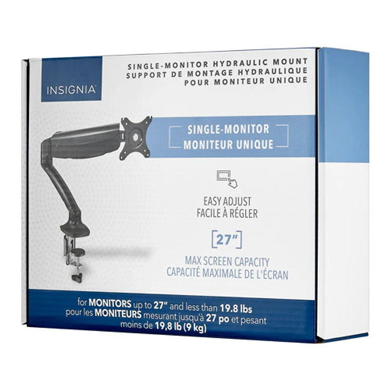 Insignia Full Motion Hydraulic Monitor Mount - Black