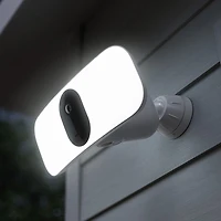 Caméra de surveillance à projecteur d'extérieur sans fil 2K Arlo Pro 3 - Blanc