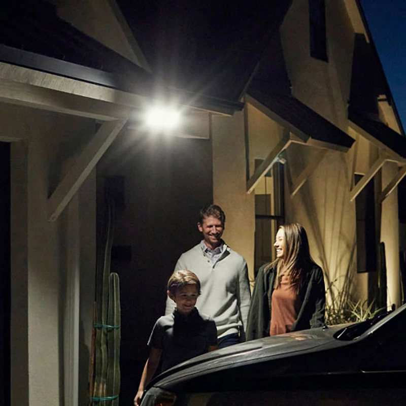 Caméra de surveillance à projecteur d'extérieur sans fil 2K Arlo Pro 3 - Blanc