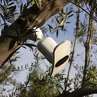 Caméra de surveillance à projecteur d'extérieur sans fil 2K Arlo Pro 3 - Blanc