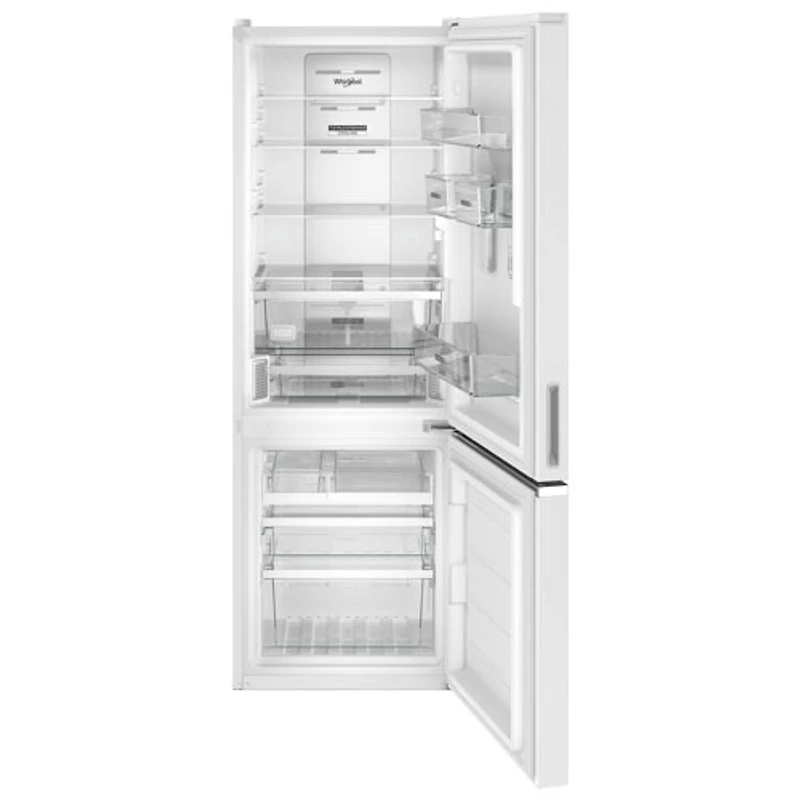 Réfrigérateur à congélateur inférieur 24 po 12,7 pi³ de Whirlpool (WRB533CZJW) - Blanc