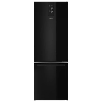 Réfrigérateur à congélateur inférieur 24 po 12,7 pi³ de Whirlpool (WRB533CZJB) - Noir