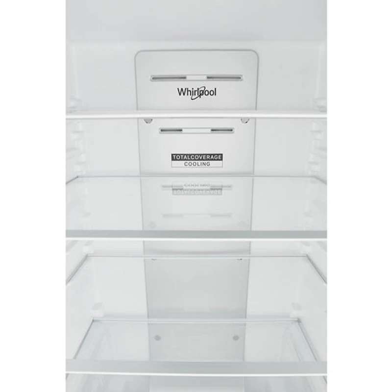 Réfrigérateur à congélateur inférieur 24 po 12,7 pi³ de Whirlpool (WRB533CZJB) - Noir