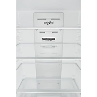Réfrigérateur à congélateur inférieur 24 po 12,7 pi³ de Whirlpool (WRB533CZJB) - Noir