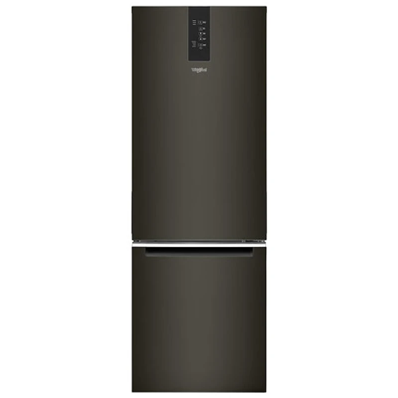 Whirlpool 24" 12.7 Cu. Ft. Bottom Freezer Refrigerator (WRB543CMJV) - Black Stainless