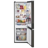 Whirlpool 24" 12.7 Cu. Ft. Bottom Freezer Refrigerator (WRB543CMJV) - Black Stainless