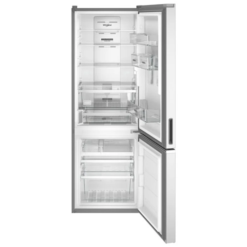 Whirlpool 24" 12.7 Cu. Ft. Bottom Freezer Refrigerator (WRB533CZJZ) - Stainless Steel