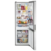 Whirlpool 24" 12.7 Cu. Ft. Bottom Freezer Refrigerator (WRB543CMJZ) - Stainless Steel
