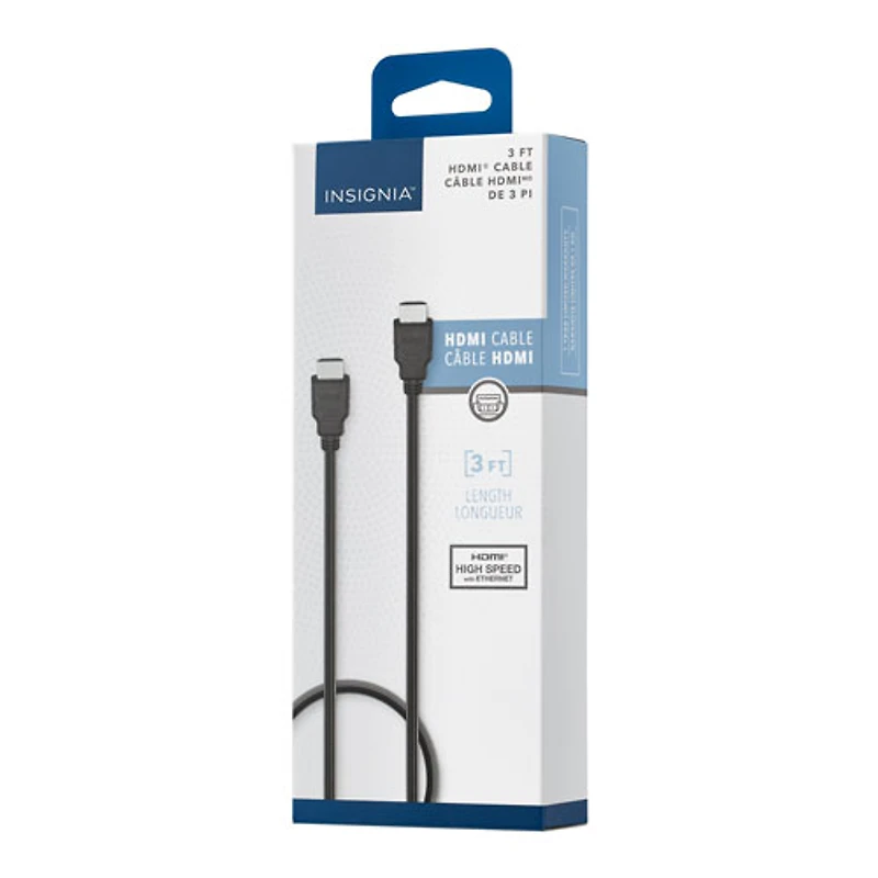 Insignia 0.9 m (3 ft.) HDMI Cable - Only at Best Buy