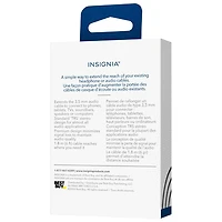 Rallonge audio de 6 pi (1,8 m) mâle/femelle 3,5 mm d'Insignia