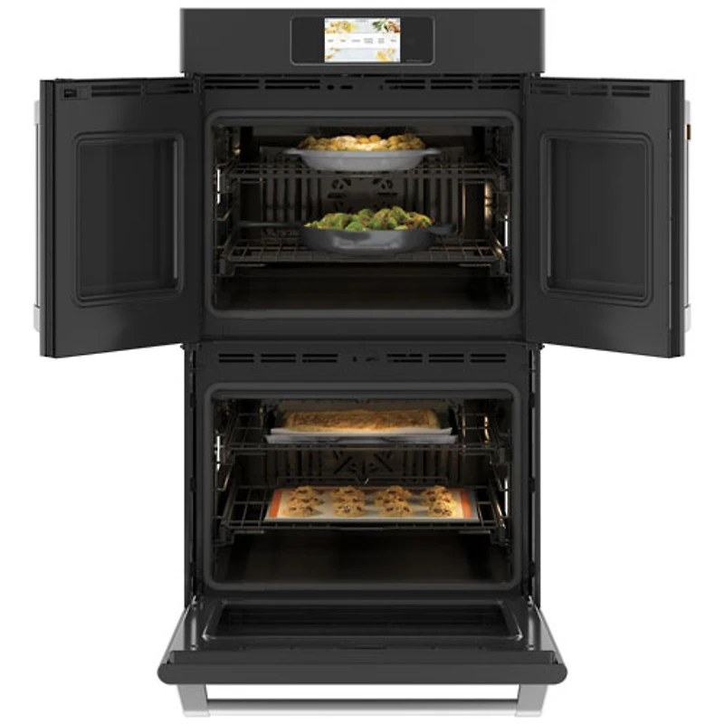 Four mural électrique double à convection véritable 10 pi³ 30 po Café (CTD90FP3ND1) - Noir mat