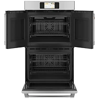 Café 30" 10 Cu. Ft. True Convection Electric Double Wall Oven (CTD90FP2NS1) - Stainless Steel