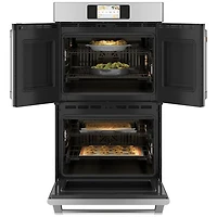 Café 30" 10 Cu. Ft. True Convection Electric Double Wall Oven (CTD90FP2NS1) - Stainless Steel