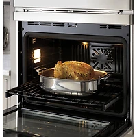 Café 30" 6.7 Cu. Ft. True Convection Electric Combination Wall Oven (CTC912P2NS1) - Stainless Steel