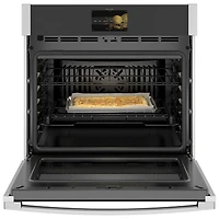 GE Profile 30" 5 Cu. Ft. True Convection Electric Wall Oven (PTS9000SNSS) - Stainless Steel