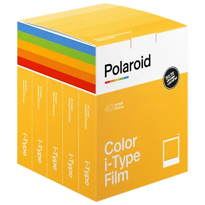 Film instantané couleur i-Type de Polaroid Originals - Paquet de 40