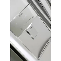 Réfrigérateur à deux portes de 21,8 pi³ et 30 po avec distributeur d'eau de LG (LRFWS2200S) - Inox