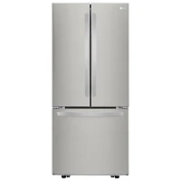 Réfrigérateur à deux portes 21,8 pi³ 30 po de LG (LRFNS2200S) - Inox