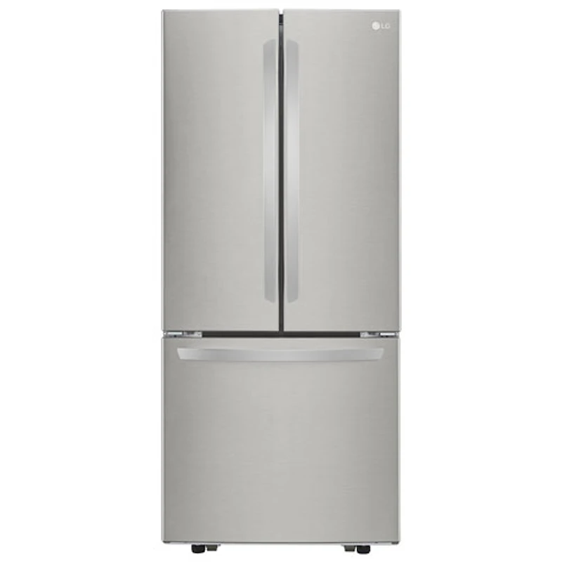 Réfrigérateur à deux portes 21,8 pi³ 30 po de LG (LRFNS2200S) - Inox