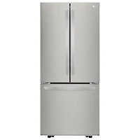 Réfrigérateur à deux portes 21,8 pi³ 30 po de LG (LRFNS2200S) - Inox