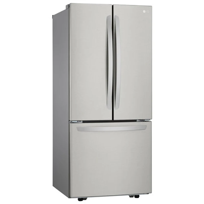 Réfrigérateur à deux portes 21,8 pi³ 30 po de LG (LRFNS2200S) - Inox