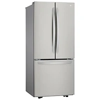 Réfrigérateur à deux portes 21,8 pi³ 30 po de LG (LRFNS2200S) - Inox